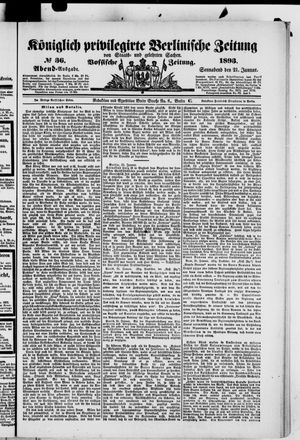 Königlich privilegirte Berlinische Zeitung von Staats- und gelehrten Sachen on Jan 21, 1893
