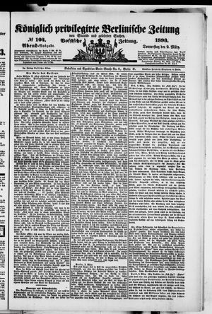 Königlich privilegirte Berlinische Zeitung von Staats- und gelehrten Sachen vom 02.03.1893