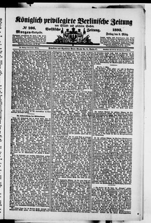Königlich privilegirte Berlinische Zeitung von Staats- und gelehrten Sachen vom 03.03.1893