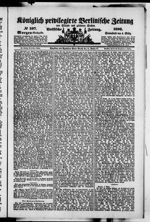 Königlich privilegirte Berlinische Zeitung von Staats- und gelehrten Sachen vom 04.03.1893