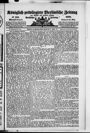 Königlich privilegirte Berlinische Zeitung von Staats- und gelehrten Sachen vom 24.03.1893