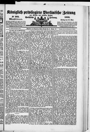 Königlich privilegirte Berlinische Zeitung von Staats- und gelehrten Sachen vom 19.05.1893