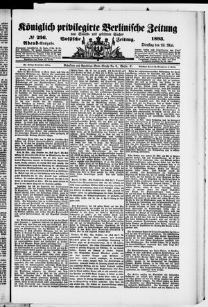 Königlich privilegirte Berlinische Zeitung von Staats- und gelehrten Sachen on May 23, 1893