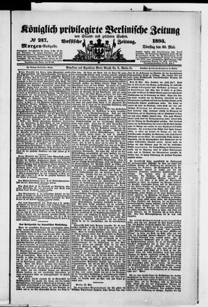 Königlich privilegirte Berlinische Zeitung von Staats- und gelehrten Sachen on May 30, 1893