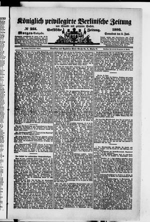 Königlich privilegirte Berlinische Zeitung von Staats- und gelehrten Sachen on Jun 3, 1893
