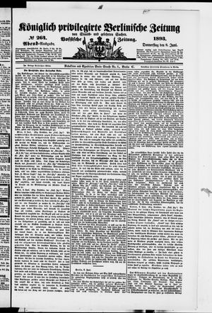 Königlich privilegirte Berlinische Zeitung von Staats- und gelehrten Sachen on Jun 8, 1893