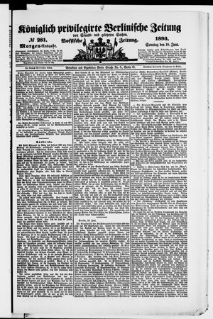 Königlich privilegirte Berlinische Zeitung von Staats- und gelehrten Sachen on Jun 18, 1893
