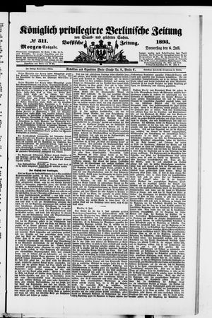 Königlich privilegirte Berlinische Zeitung von Staats- und gelehrten Sachen vom 06.07.1893