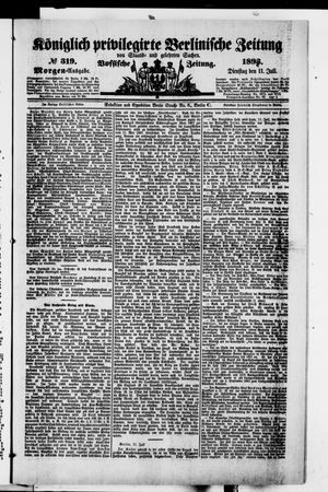 Königlich privilegirte Berlinische Zeitung von Staats- und gelehrten Sachen on Jul 11, 1893