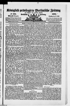 Königlich privilegirte Berlinische Zeitung von Staats- und gelehrten Sachen vom 18.07.1893