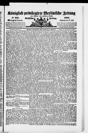Königlich privilegirte Berlinische Zeitung von Staats- und gelehrten Sachen vom 19.07.1893