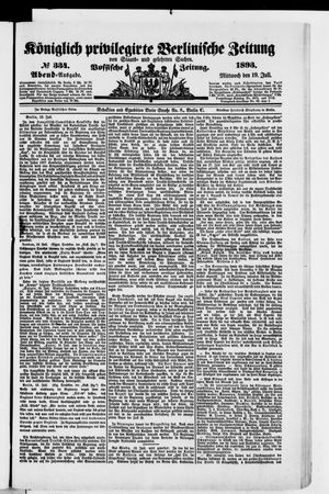 Königlich privilegirte Berlinische Zeitung von Staats- und gelehrten Sachen vom 19.07.1893