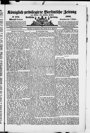 Königlich privilegirte Berlinische Zeitung von Staats- und gelehrten Sachen vom 07.10.1893