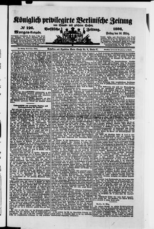 Königlich privilegirte Berlinische Zeitung von Staats- und gelehrten Sachen on Mar 16, 1894