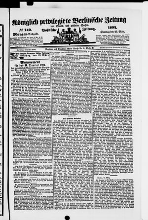 Königlich privilegirte Berlinische Zeitung von Staats- und gelehrten Sachen vom 25.03.1894
