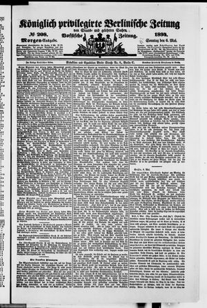 Königlich privilegirte Berlinische Zeitung von Staats- und gelehrten Sachen on May 6, 1894