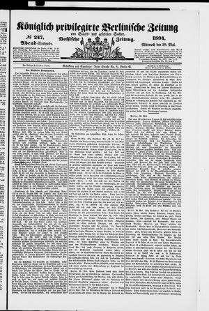 Königlich privilegirte Berlinische Zeitung von Staats- und gelehrten Sachen vom 30.05.1894