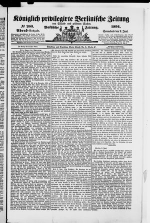 Königlich privilegirte Berlinische Zeitung von Staats- und gelehrten Sachen on Jun 2, 1894