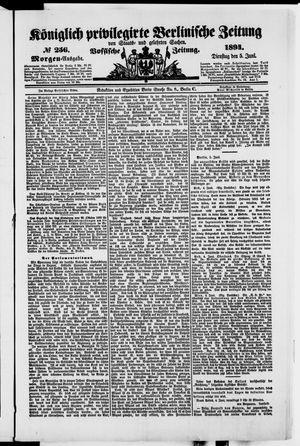 Königlich privilegirte Berlinische Zeitung von Staats- und gelehrten Sachen vom 05.06.1894