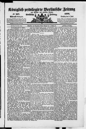 Königlich privilegirte Berlinische Zeitung von Staats- und gelehrten Sachen vom 05.06.1894