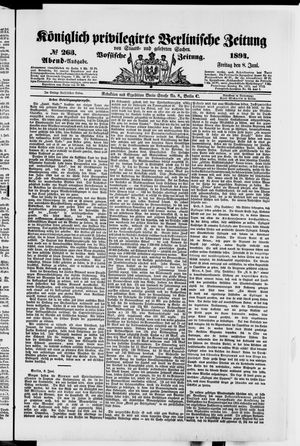 Königlich privilegirte Berlinische Zeitung von Staats- und gelehrten Sachen vom 08.06.1894