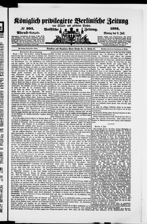 Königlich privilegirte Berlinische Zeitung von Staats- und gelehrten Sachen on Jul 2, 1894