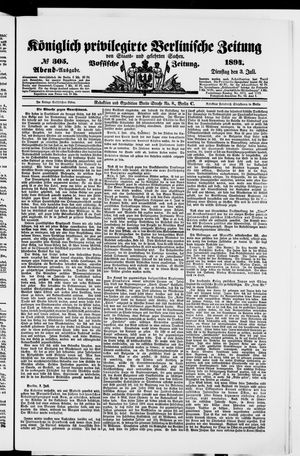 Königlich privilegirte Berlinische Zeitung von Staats- und gelehrten Sachen vom 03.07.1894