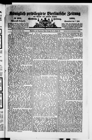 Königlich privilegirte Berlinische Zeitung von Staats- und gelehrten Sachen on Jul 7, 1894