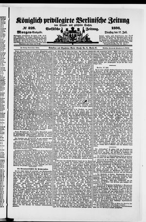 Königlich privilegirte Berlinische Zeitung von Staats- und gelehrten Sachen vom 17.07.1894