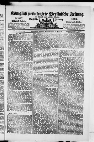 Königlich privilegirte Berlinische Zeitung von Staats- und gelehrten Sachen vom 05.10.1894