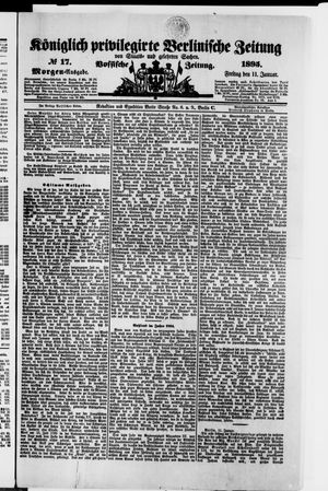 Königlich privilegirte Berlinische Zeitung von Staats- und gelehrten Sachen on Jan 11, 1895