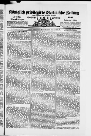 Königlich privilegirte Berlinische Zeitung von Staats- und gelehrten Sachen vom 01.03.1895