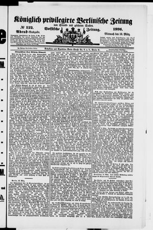 Königlich privilegirte Berlinische Zeitung von Staats- und gelehrten Sachen on Mar 13, 1895