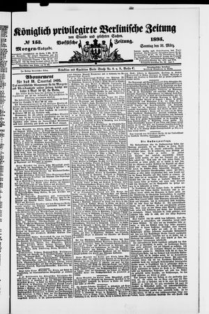 Königlich privilegirte Berlinische Zeitung von Staats- und gelehrten Sachen on Mar 31, 1895
