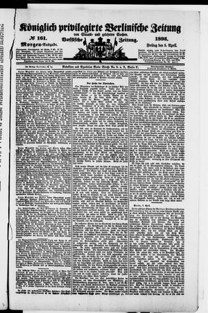 Königlich privilegirte Berlinische Zeitung von Staats- und gelehrten Sachen vom 05.04.1895