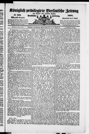Königlich privilegirte Berlinische Zeitung von Staats- und gelehrten Sachen on Apr 6, 1895