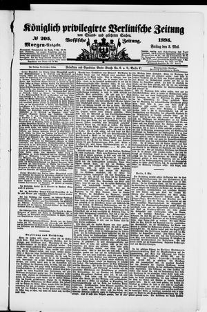Königlich privilegirte Berlinische Zeitung von Staats- und gelehrten Sachen on May 3, 1895