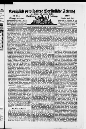 Königlich privilegirte Berlinische Zeitung von Staats- und gelehrten Sachen vom 07.05.1895
