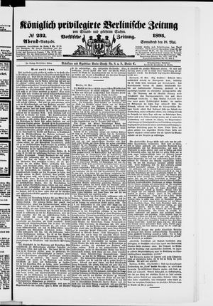 Königlich privilegirte Berlinische Zeitung von Staats- und gelehrten Sachen vom 18.05.1895