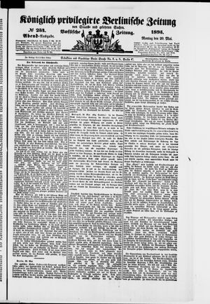 Königlich privilegirte Berlinische Zeitung von Staats- und gelehrten Sachen on May 20, 1895