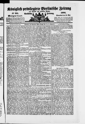 Königlich privilegirte Berlinische Zeitung von Staats- und gelehrten Sachen vom 25.05.1895