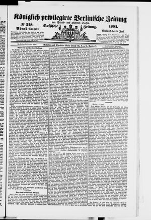 Königlich privilegirte Berlinische Zeitung von Staats- und gelehrten Sachen vom 05.06.1895