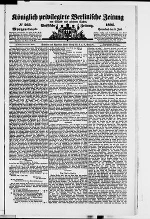 Königlich privilegirte Berlinische Zeitung von Staats- und gelehrten Sachen vom 08.06.1895