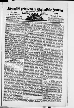 Königlich privilegirte Berlinische Zeitung von Staats- und gelehrten Sachen on Jun 9, 1895