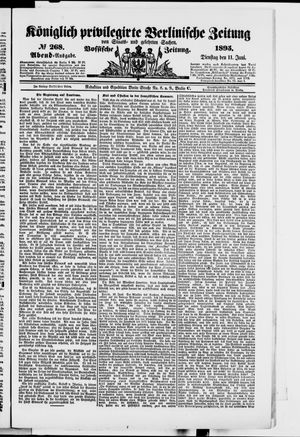 Königlich privilegirte Berlinische Zeitung von Staats- und gelehrten Sachen on Jun 11, 1895