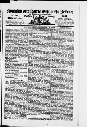 Königlich privilegirte Berlinische Zeitung von Staats- und gelehrten Sachen on Jun 16, 1895