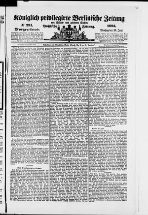 Königlich privilegirte Berlinische Zeitung von Staats- und gelehrten Sachen vom 25.06.1895