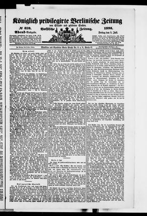 Königlich privilegirte Berlinische Zeitung von Staats- und gelehrten Sachen vom 05.07.1895