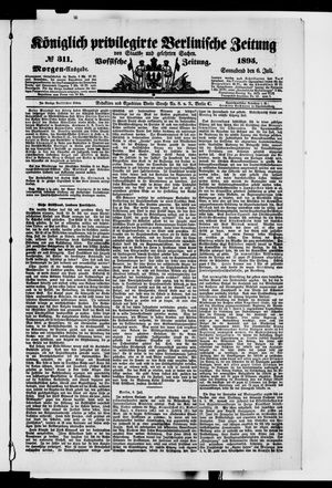 Königlich privilegirte Berlinische Zeitung von Staats- und gelehrten Sachen vom 06.07.1895