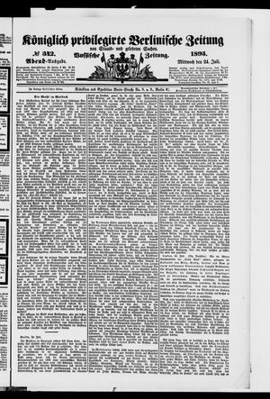 Königlich privilegirte Berlinische Zeitung von Staats- und gelehrten Sachen vom 24.07.1895